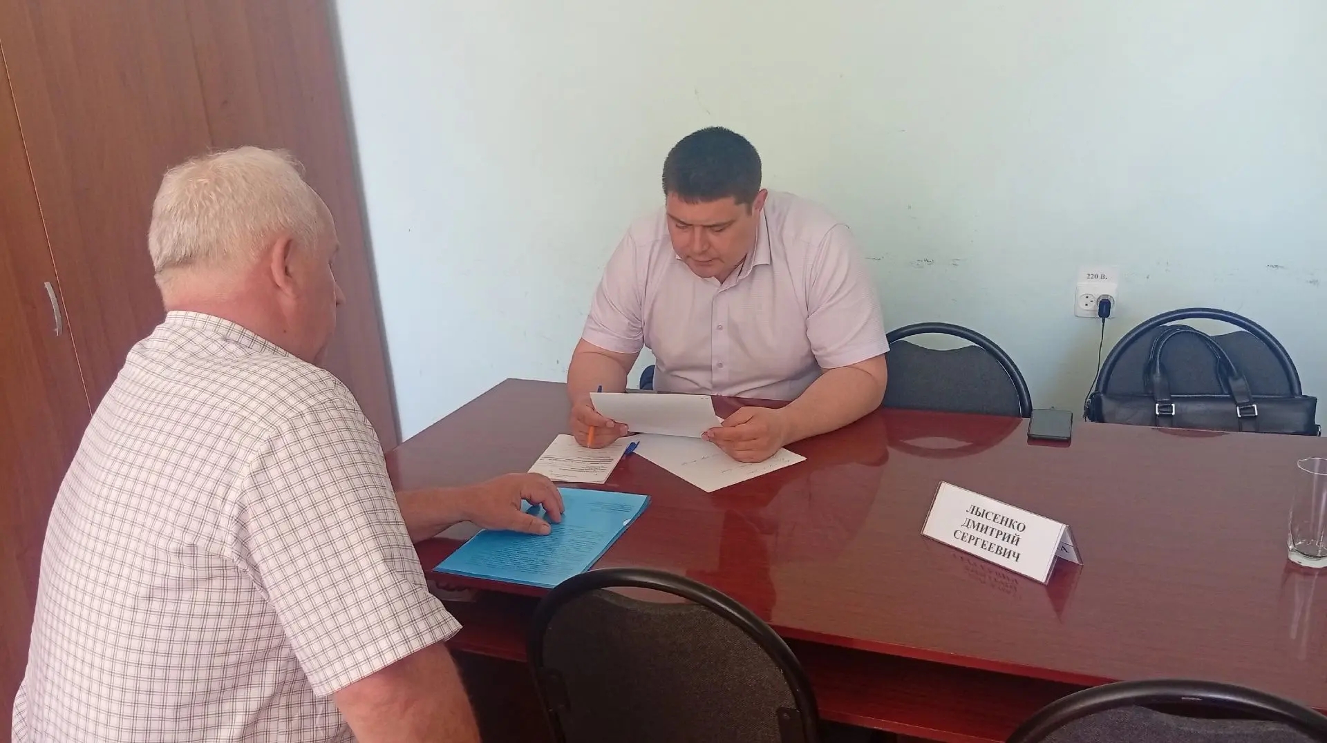 Состоялся приём граждан